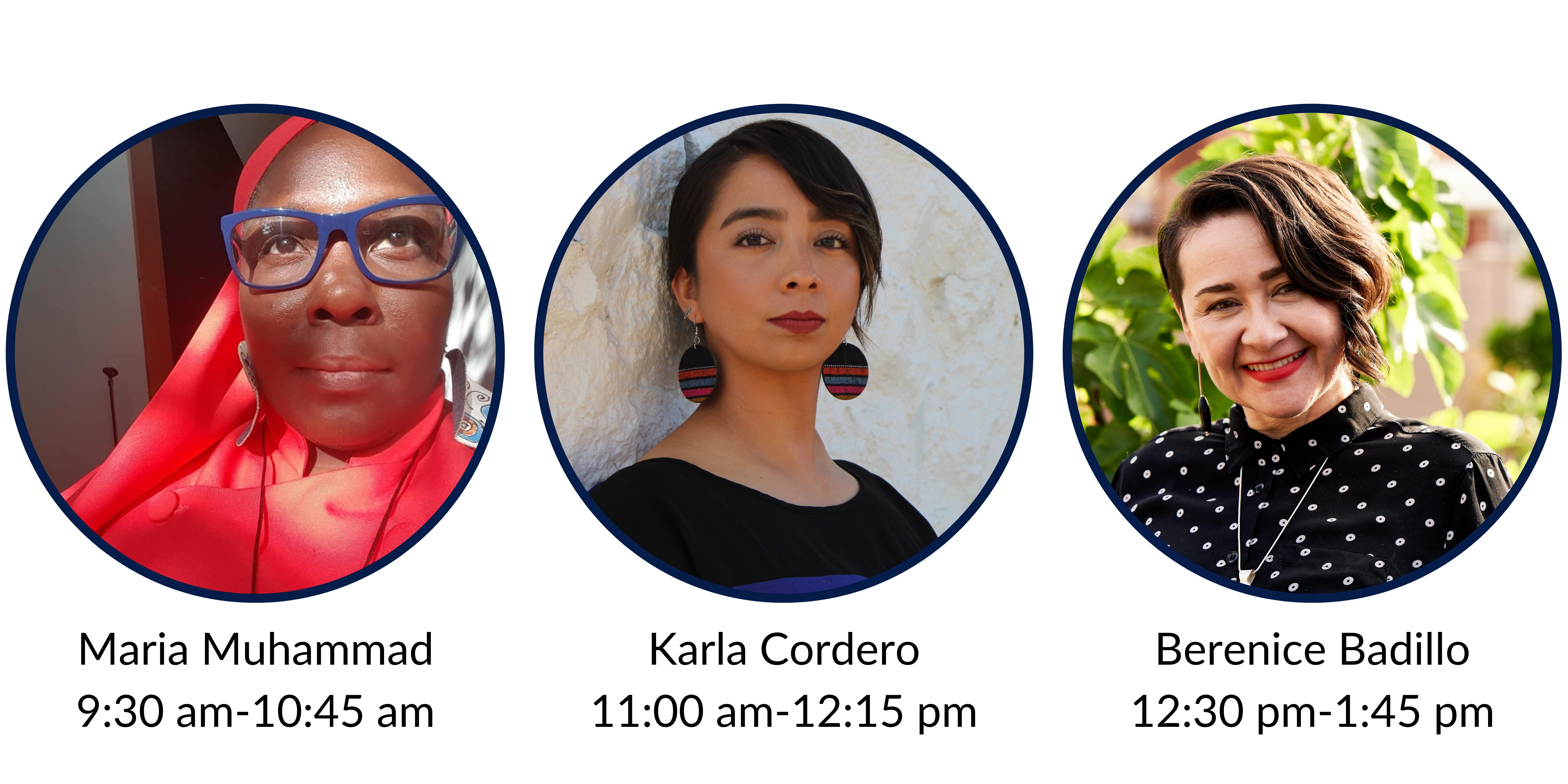 October 20th guest speakers